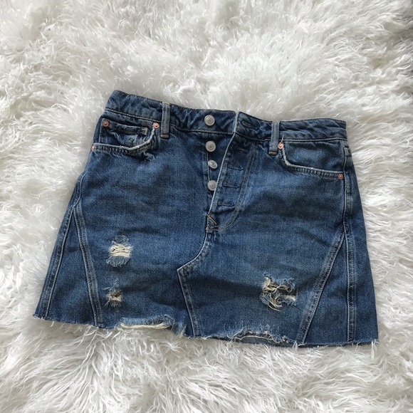 Free People Dresses & Skirts - Free People “We the Free” Denim Skirt size 28